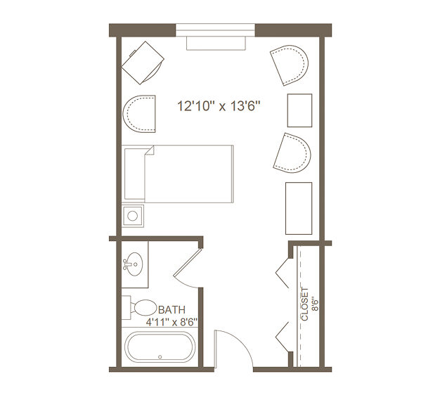 Private Room One Bed